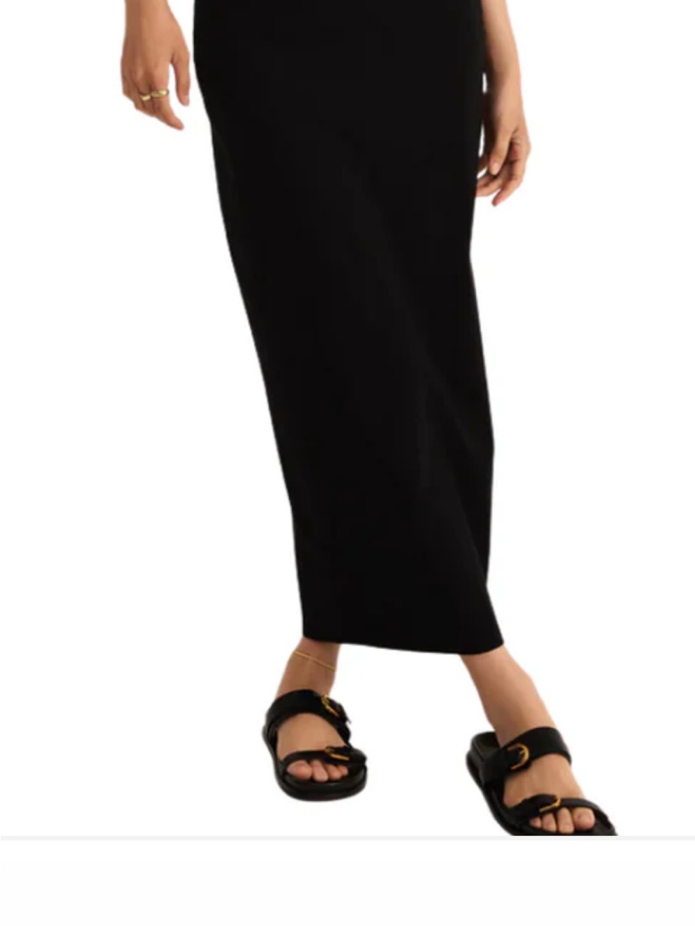 Z Supply Maxi Skirt - very flattering classic skirt with texture